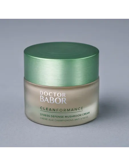 Doctor Babor Stress Defense Mushroom Cream 50ml | Crema Reparadora con Extracto de Hongos para Combatir el Estrés Piel