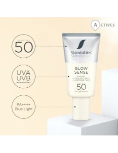 Skinvisibles Glow Sense Fluid SPF50 – Protección solar y luminosidad facial 2