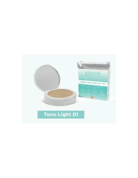 ATACHE Be Sun Make Up Anti-Aging Light SPF50+ | Maquillaje Antiedad con Alta Protección Solar