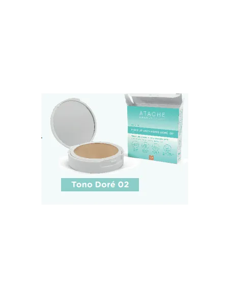 ATACHE Make Up Anti-Aging Doré SPF50+ | Maquillaje Antiedad con Tono Dorado y Protección Alta