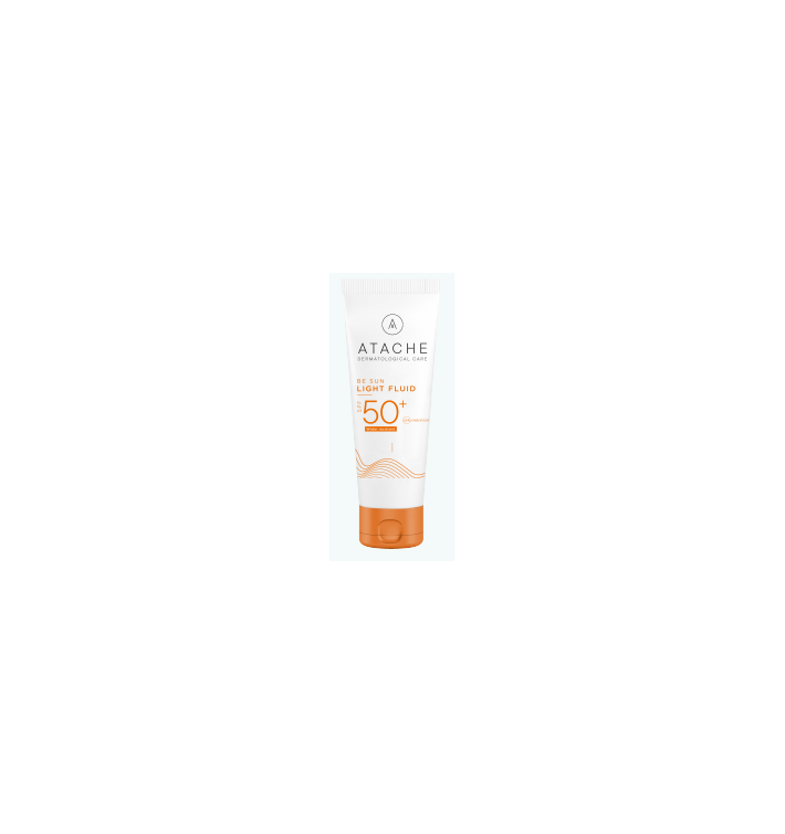 ATACHE Be Sun Light Fluid SPF50+ | Protector Solar Facial Ligero de Alta Protección