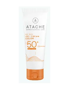 ATACHE Be Sun Gel Cream Color SPF50+ | Protector Solar Facial con Color y Alta Protección