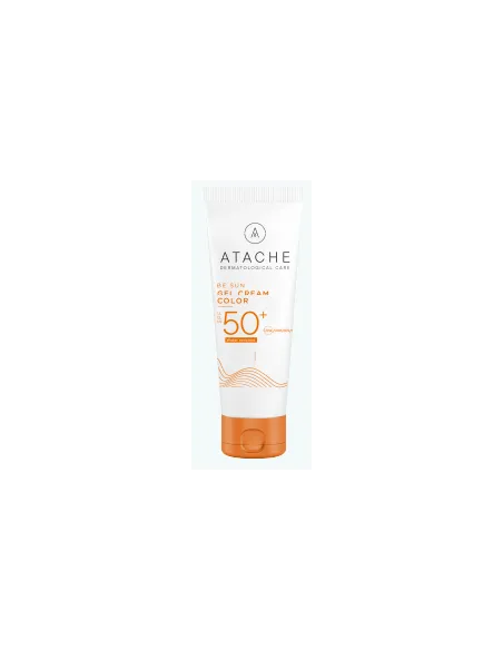 ATACHE Be Sun Gel Cream Color SPF50+ | Protector Solar Facial con Color y Alta Protección