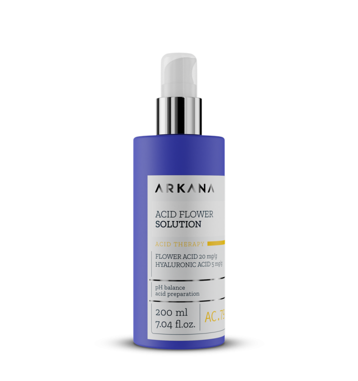 Arkana Acid Flower Solution 200 ml | Tónico Exfoliante Suave con Ácidos Naturales