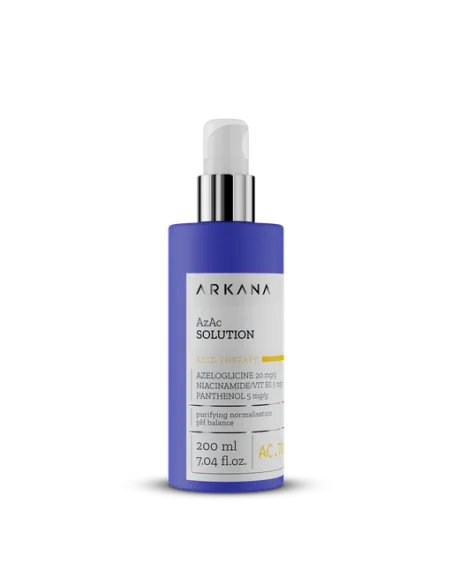 Arkana AzAc Solution 200 ml | Tónico con Ácido Azelaico para Piel Sensible y Acneica