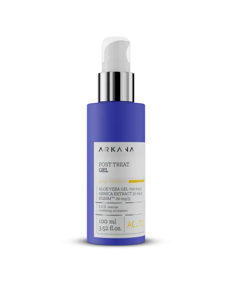 Arkana Post Treat Gel 100 ml | Gel Calmante Post-Tratamiento Facial y Corporal