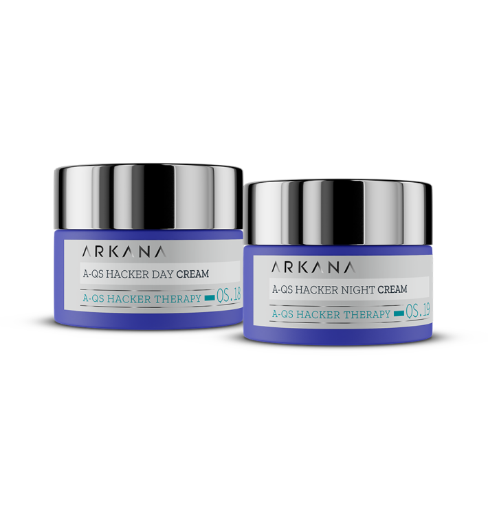 Arkana Set A-QS Hacker Day & Night | Tratamiento Día y Noche para Piel Sensible