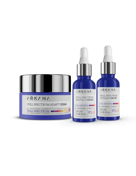 ARKANA Set Full Spectrum | Vitamin + Protect + Cream – Tratamiento Antioxidante Global