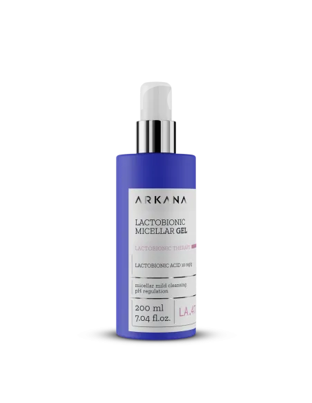 Arkana Lactobionic Micellar Gel 200 ml | Limpiador Facial Suave y Antioxidante