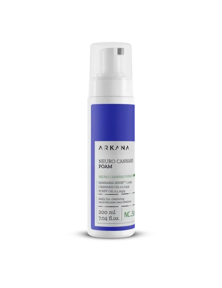 Arkana Neuro Cannabis Foam 200 ml | Espuma Facial Calmante y Regeneradora
