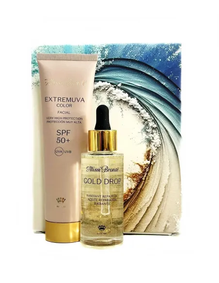 Alissi Brontë – Pack Summer Beauty ExtremUVA + Gold Drop | Protección Solar & Brillo 150ml + 30ml