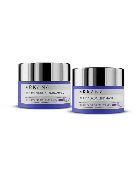 Arkana Set Neuro GABA | Crema y Mascarilla Antiedad Intensiva