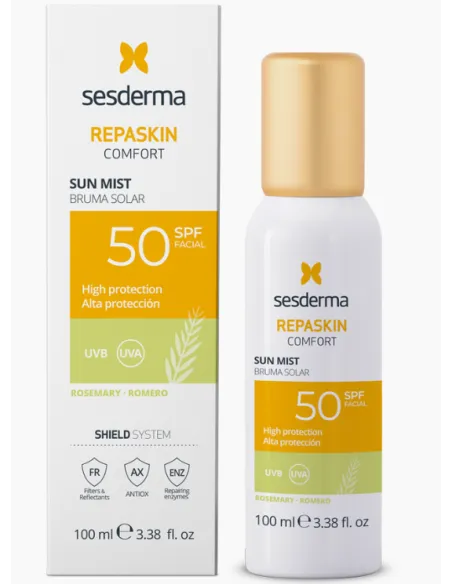 Sesderma Repaskin Comfort Bruma Solar SPF 50 Romero – Spray Facial 100 ml
