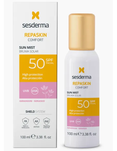 Sesderma Bruma Solar SPF50 Geranio 100ml | Protección Solar Invisible