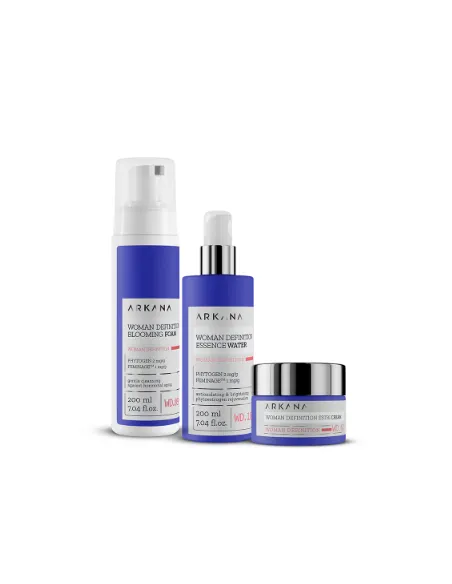 Arkana Set Woman | Foam + Essence Water + Estri Cream | Limpieza y Reafirmante