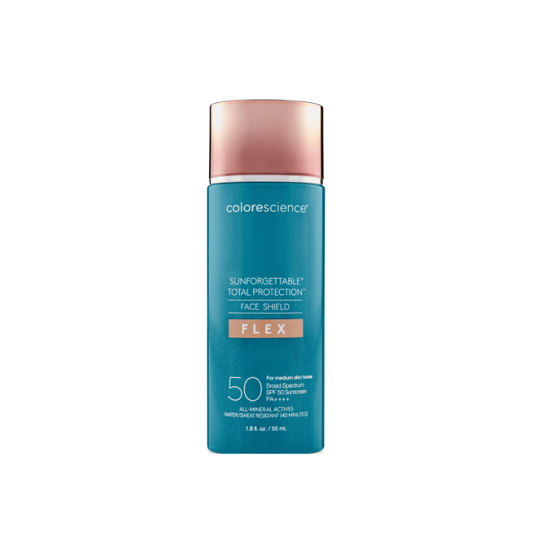 SUNFORGETTABLE TOTAL PROTECTION FACE SHIELD FLEX 50 SPF MEDIUM - COLORESCIENCE- TIENDA SONIA GONZALEZ