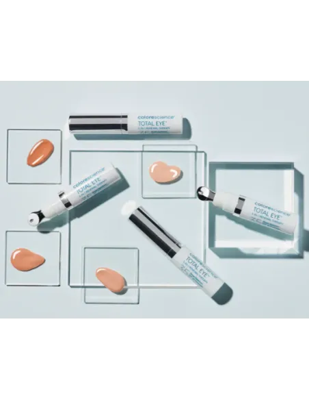 Colorescience Total Eye 3-in-1 Renewal Therapy Medium | Tratamiento para Ojos con Protección Solar y Rejuvenecedor