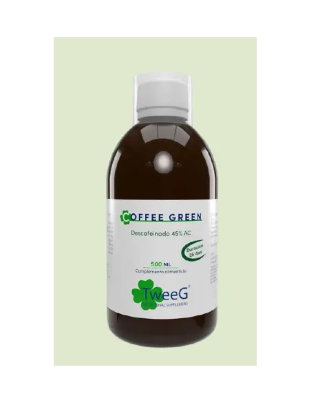 Tweeg Coffee Green 500ml | Concentrado Drenante y Quemagrasas Natural
