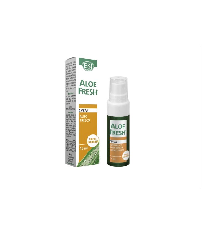 ESI Aloe Fresh Regaliz Spray 15ml | Aliento Fresco Natural