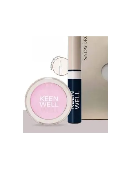 Keenwell Pack Snowdrops 07 – Sombra de Ojos Nº01 + Eyeliner Líquido