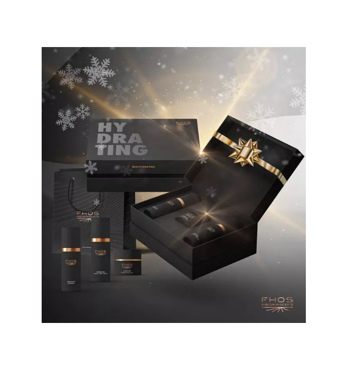 FHOS Box Hydrating Bioluminiscente | Crema + Sérum + Exfoliante