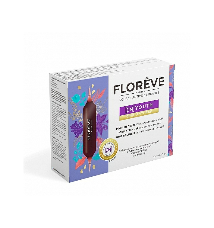 Florêve YOUTH Anti‑Aging Cure 10×15 ml | Tratamiento Anti‑edad Nutricosmético