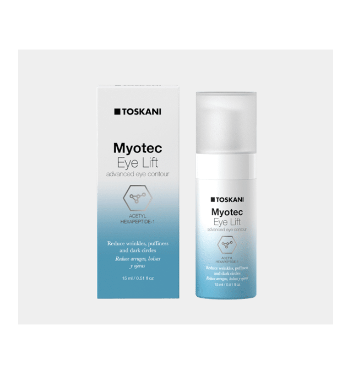 Toskani Myotec Eye Lift: Contorno de Ojos Antiedad - Reducir Ojeras, Bolsas y Arrugas