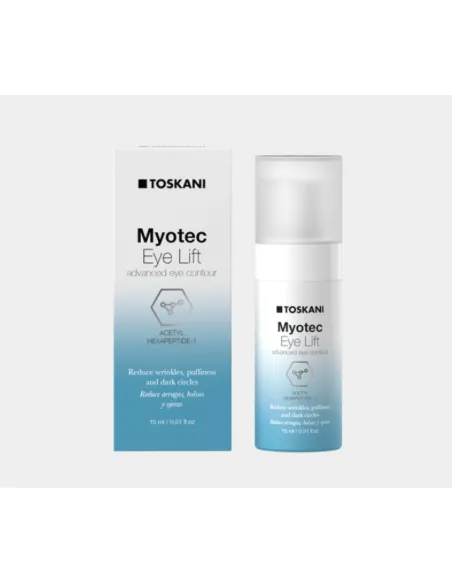 Toskani Myotec Eye Lift: Contorno de Ojos Antiedad - Reducir Ojeras, Bolsas y Arrugas