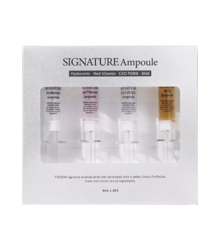 Thesera Pack Signature Ampoule | Tratamiento Facial Intensivo Iluminador y Reafirmante