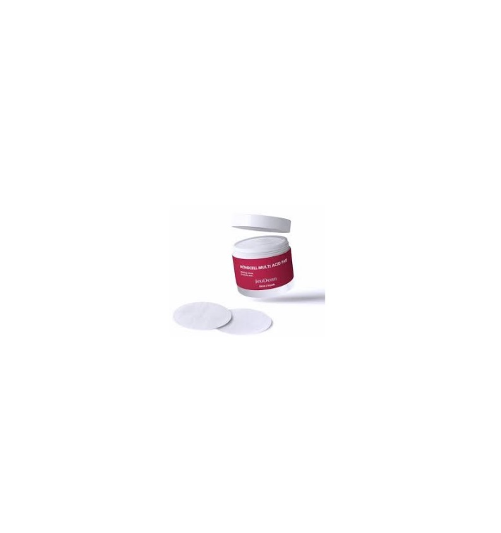 Jeuderm Acnocell Multi Acid Pad | Exfoliación Suave con AHA, BHA y PHA