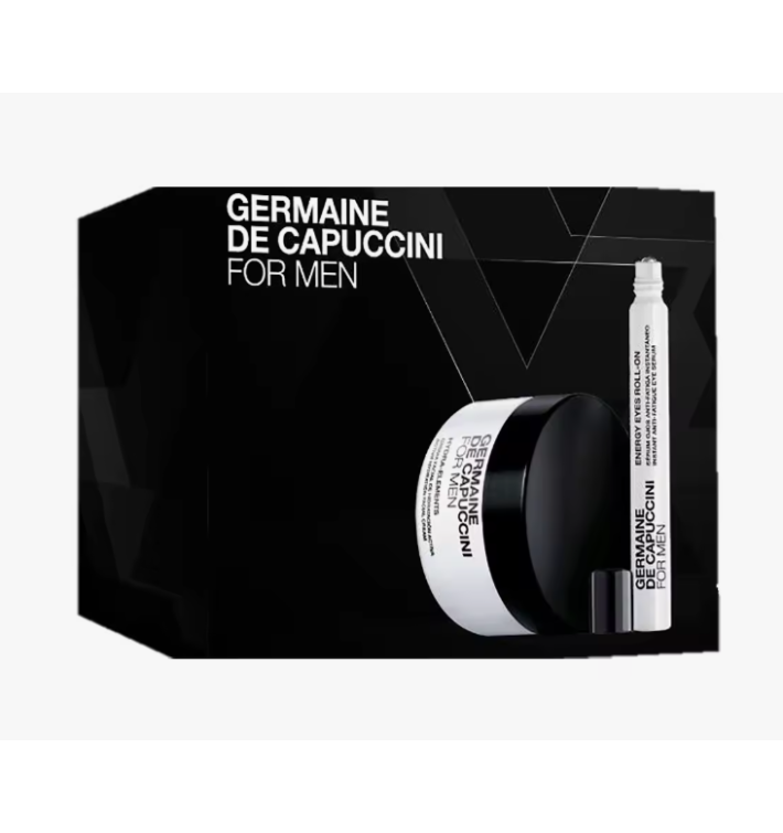 Pack For Men Energy Eyes Roll-On + Hydra-Elements | Germaine de Capuccini
