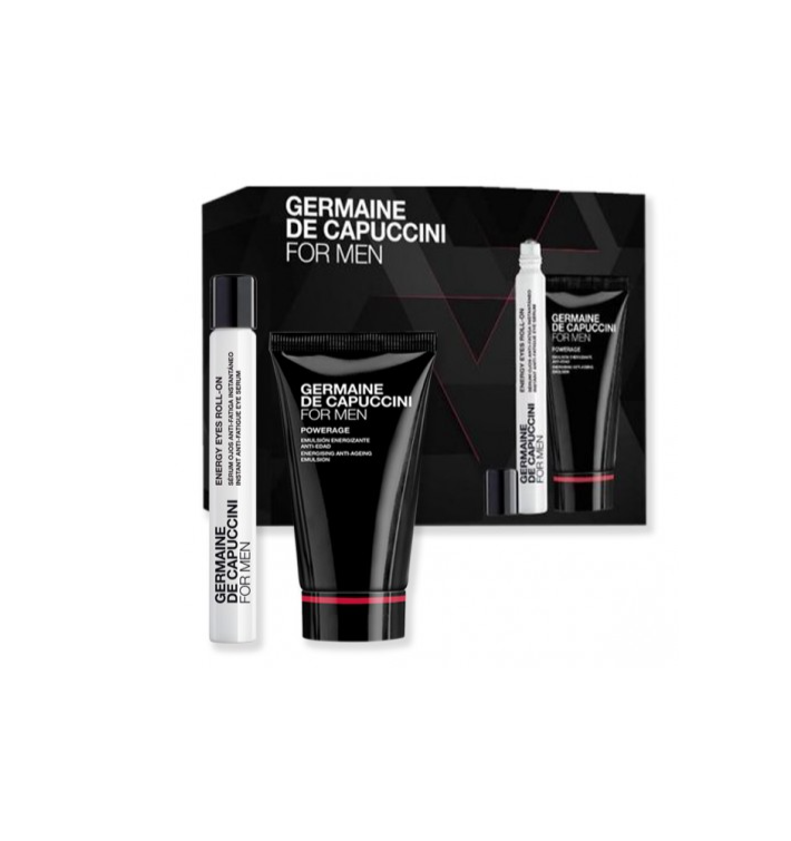 Pack Germaine de Capuccini For Men: Energy Eyes Roll-On + Powerage