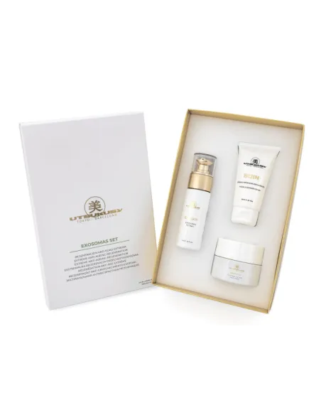 Utsukusy Set Exoskin | Tratamiento Regenerador con Exosomas y Retinal