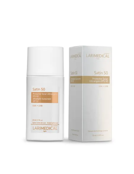 LARIMEDICAL – Satin 50 Protector Solar Ultraligero SPF 50