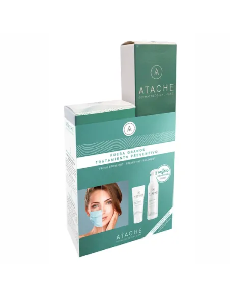 ATACHE Oily SK Pack Fuera Granos Preventivo | Tratamiento Diario para Piel Grasa