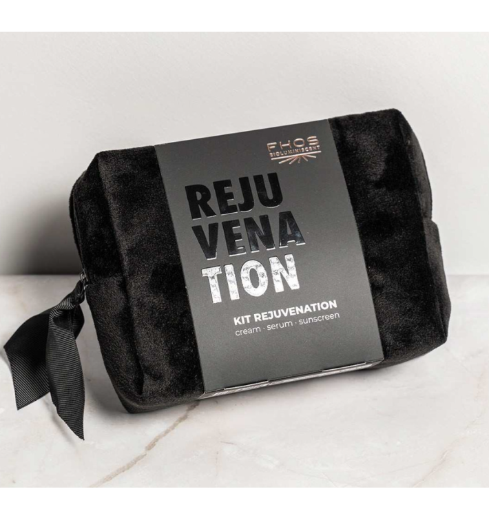 FHOS Neceser Rejuvenation | Crema, Serum, Exfoliante y Sunscreen para una Piel Joven y Radiante