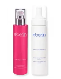Eberlin Duo Limpieza Intensa | Aceite Calming + Mousse Dermoprotectora Equilibrium