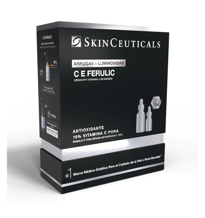 SkinCeuticals Pack C E Ferulic + P-TIOX | Arrugas y Luminosidad