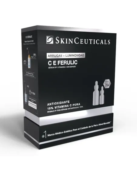 SkinCeuticals Pack C E Ferulic + P-TIOX | Arrugas y Luminosidad
