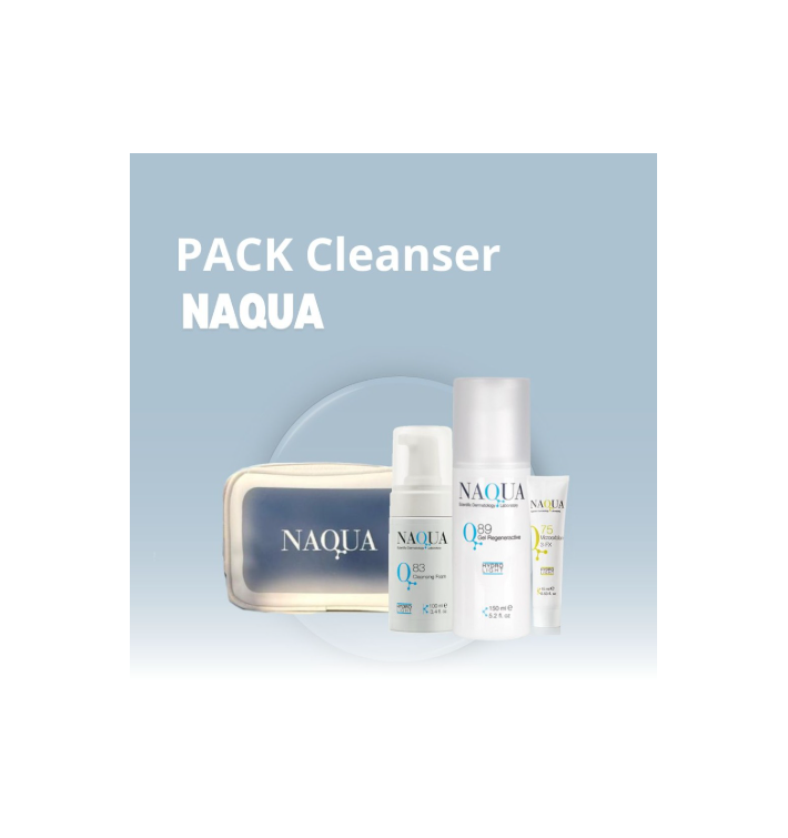 Naqua Pack Limpiadores Q83 + Q89 + Q75 – Triple Cuidado Facial