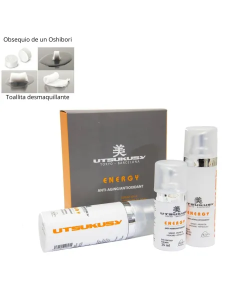 Utsukusy Pack Energy Anti-Aging | Tratamiento Antiedad y Revitalizante