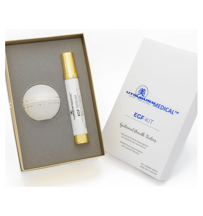 Utsukusy Set Plasma Skin EGF Serum + Crema | Tratamiento Regenerador Antiedad