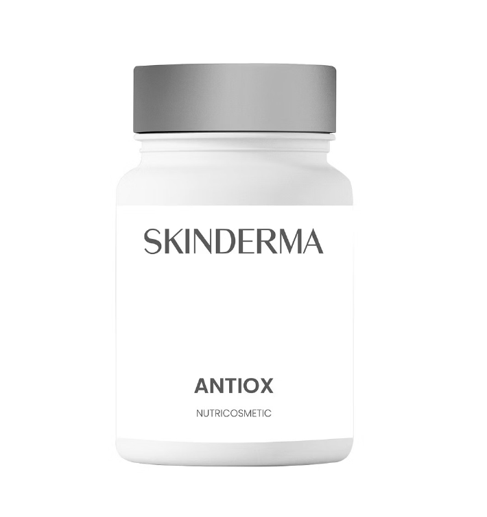 Skinderma Antiox | Cápsulas Antienvejecimiento y Protección Celular