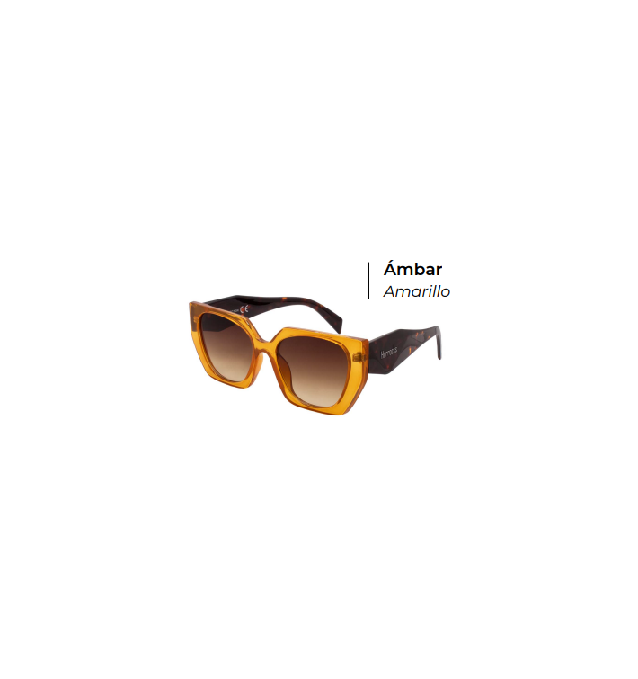 Gafas Horrocks Ámbar Amarillo | Montura Amarilla Moderna y Sofisticada