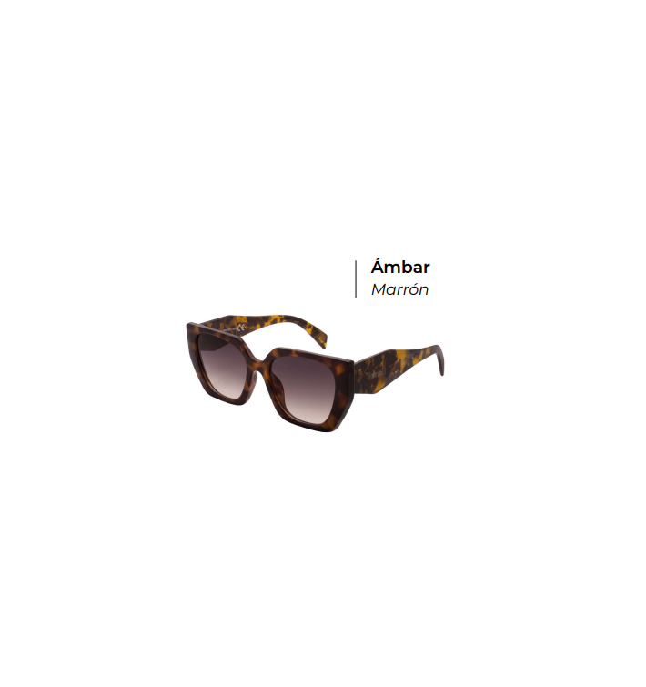 Gafas Horrocks Ámbar Marron| Montura Amarilla Moderna y Sofisticada