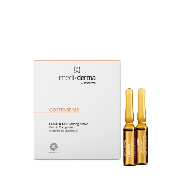 C-Defense MD Flash & Go Ampollas Vitamina C Mediderma