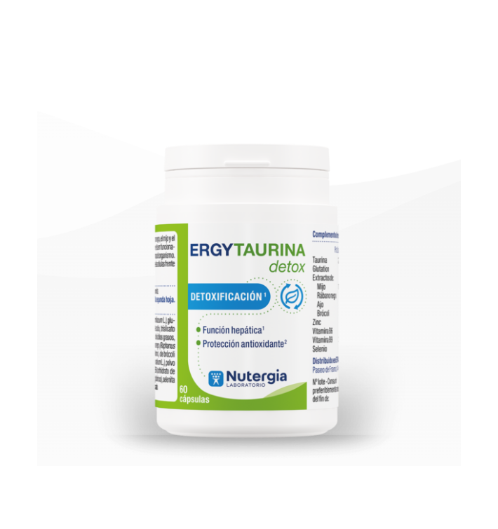 Nutergia Ergytaurina Detox | Complemento Alimenticio Detox y Vitalidad