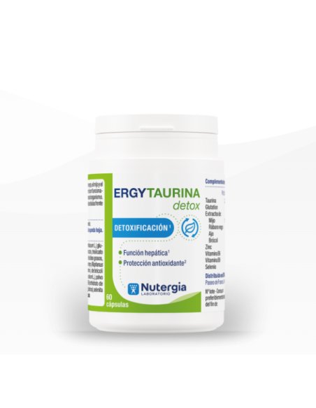 Nutergia ErgyTaurina Detox 60 Cápsulas | Depuración y Bienestar