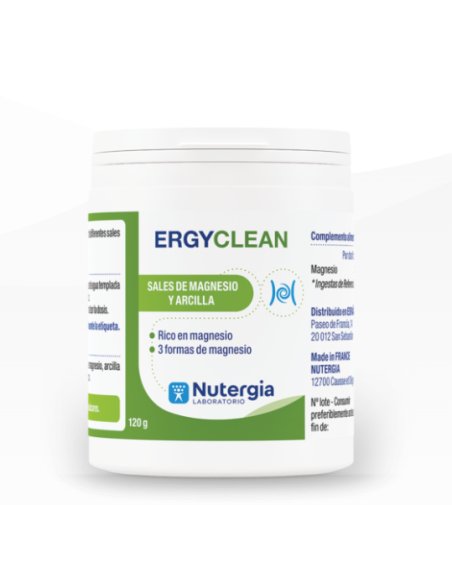 Nutergia ErgClean 120 g | Sales de Magnesio y Arcilla Detox