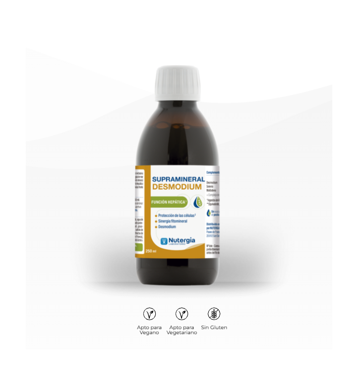 Nutergia Supramineral Desmodium 250 ml | Protección Hepática y Detox